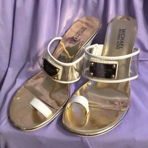 Michael Kors Miami Toe Ring Heels